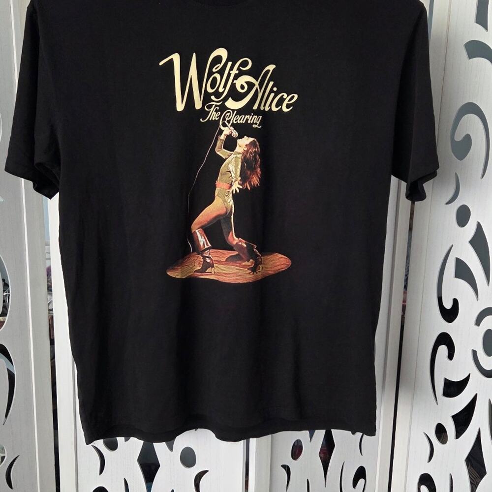 Wolf Alice The Clearing Band T Shirt Black Official Tour Graphic Adult XL NWOT